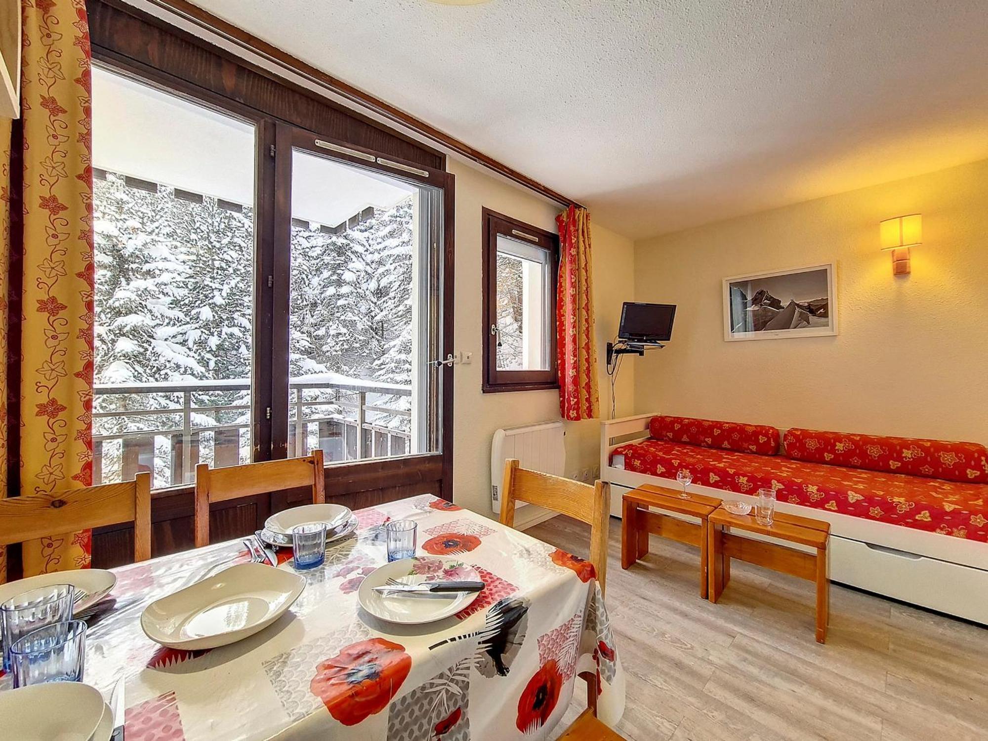 Studio Cosy Au Pied Des Pistes Avec Balcon A 24 Rue Du Panorama, Les Belleville - Fr-1-344-884 Сен-Мартен-дьо-Белвил Екстериор снимка